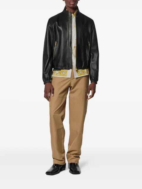 Versace Plongé leather jacket
