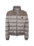 Billionaire quilted suede-panel puffer jacket