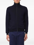 XC zip-up merino-wool cardigan