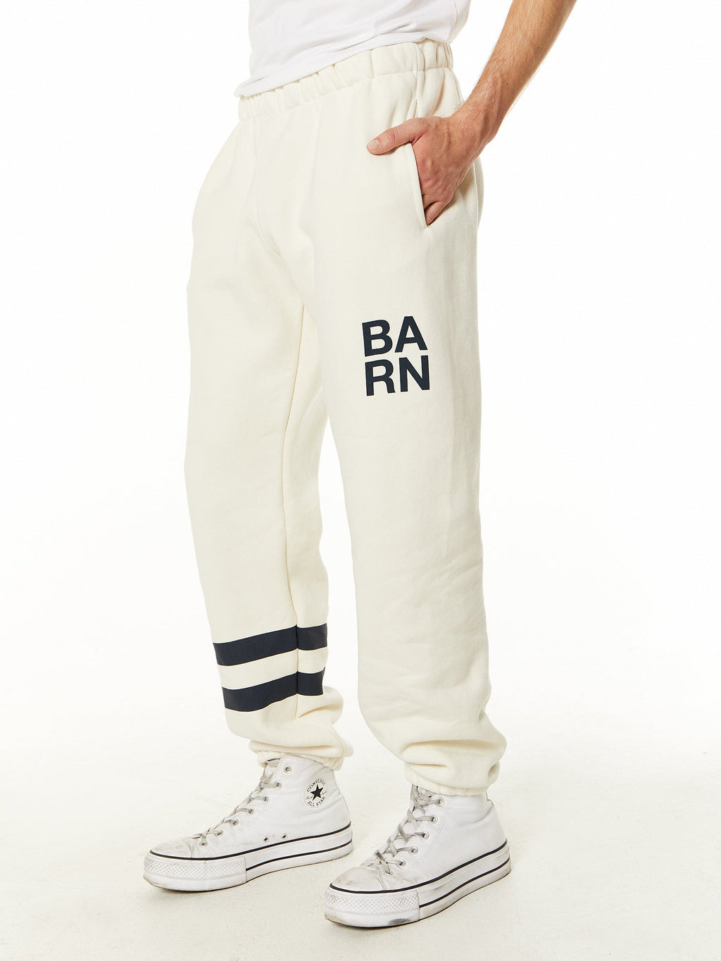 BARN BILLIE SWEATPANT WHITE
